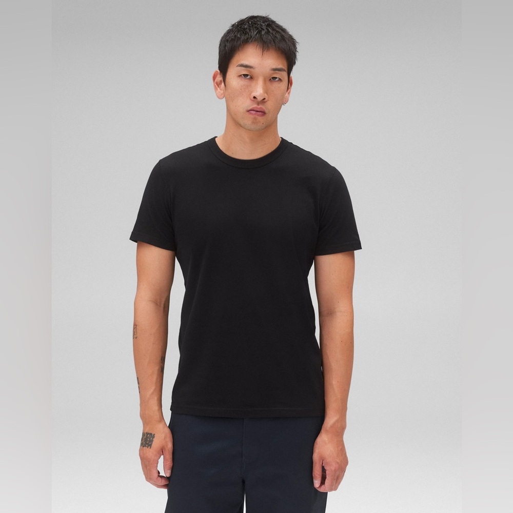 Reigning Champ T Shirt in Black